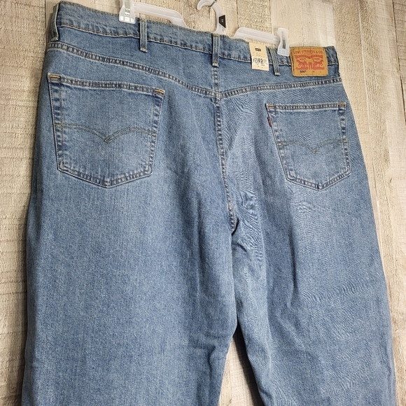 Men's Levi's 550 Relaxed-Fit Stretch Straight Blue Jeans 46x30 New - Picture 8 of 15
